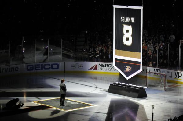 Anaheim ducks retired jerseys 2025